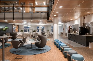Insidan av kontor som förmedlas av mäklare för kommersiella fastigheter i Göteborg.